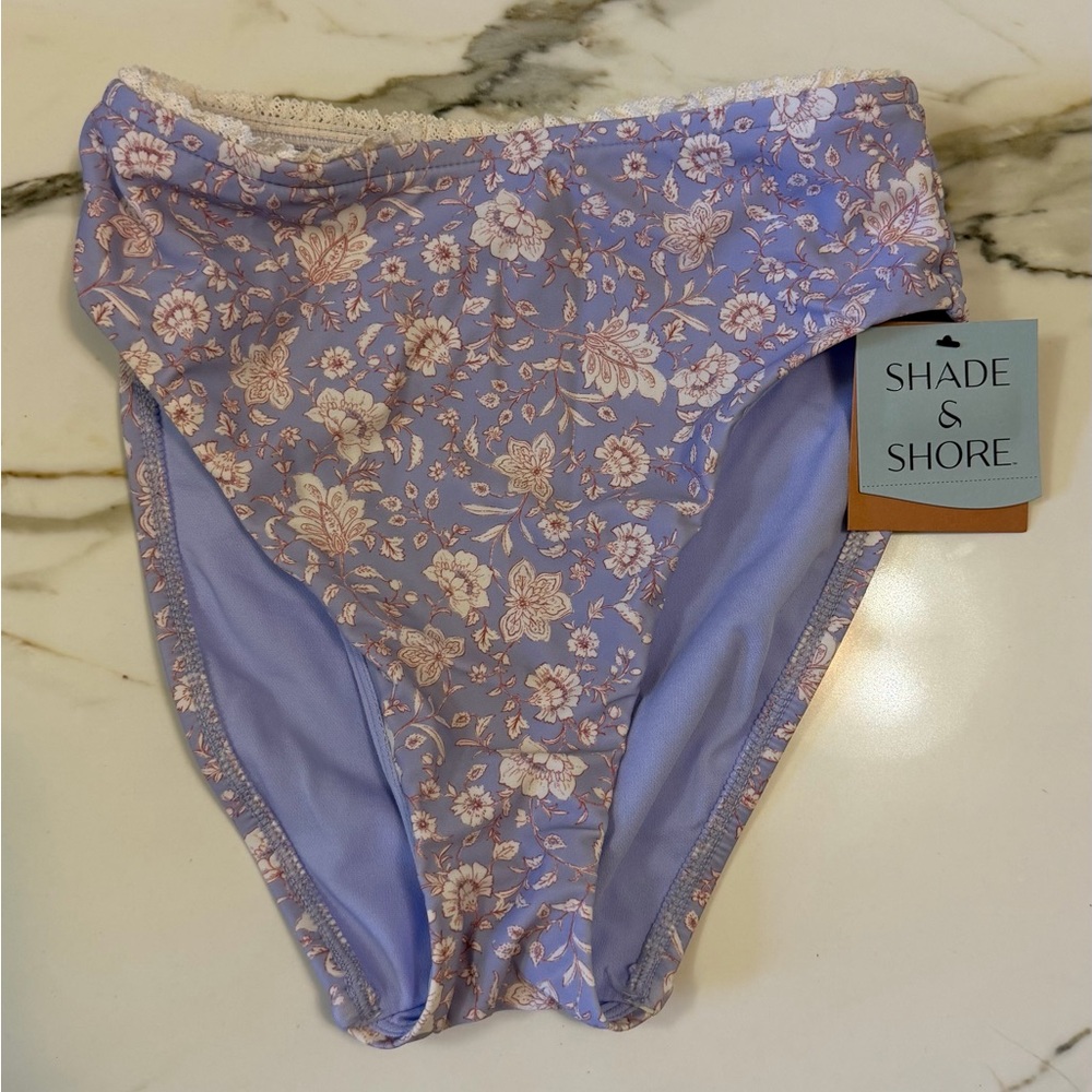Paisley High Waist Bikini Bottom
